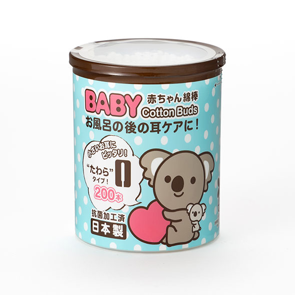 山洋 コアラBABY綿棒たわら 200本